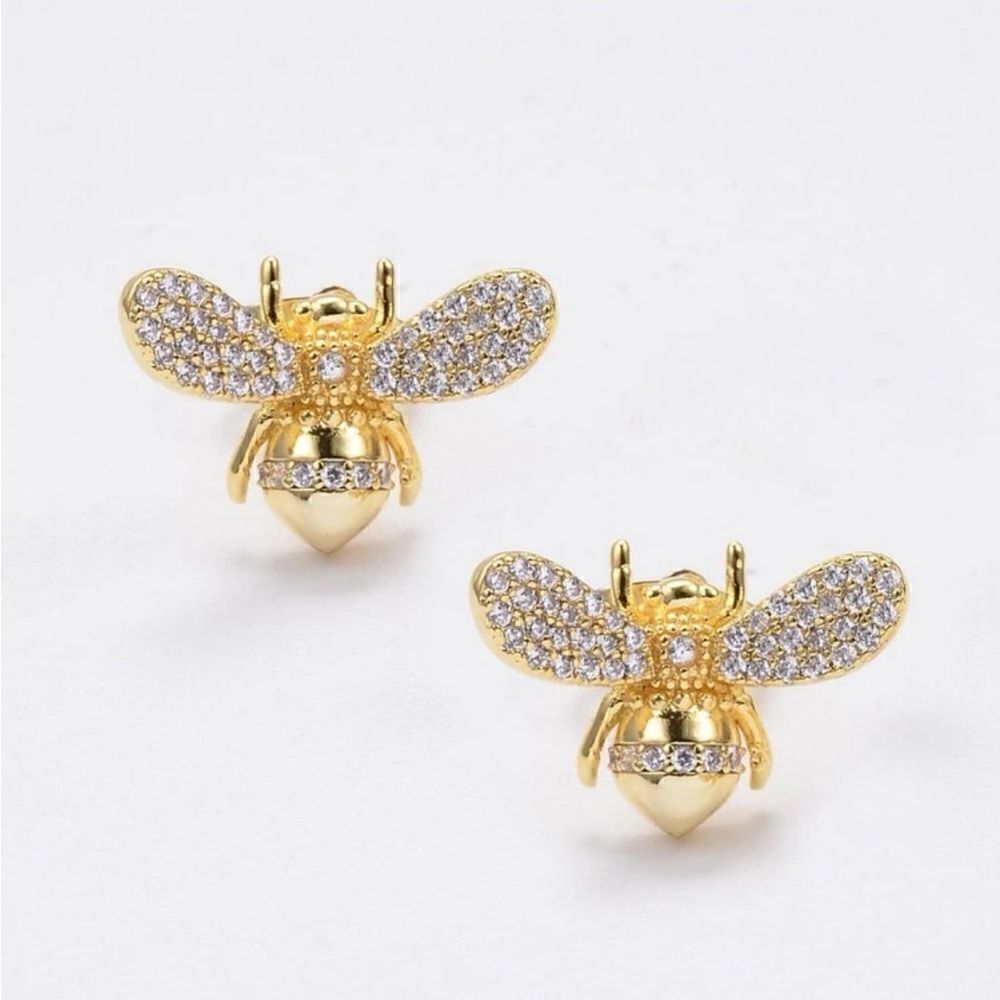 Bees stud earrings  #168